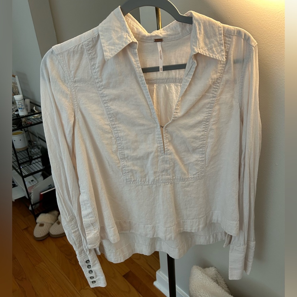 Free People Linen Top